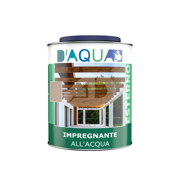 Impregnante all'acqua per esterni Sirca bianco 2,5 litri