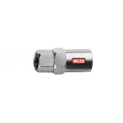 Raccordo 1/4f con portagomma 2pz