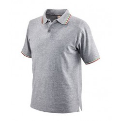 Maglietta polo tricolore grigia mis.xl