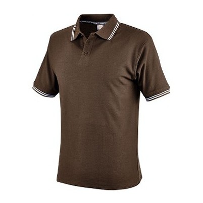 Maglietta polo samoa marrone mis.l