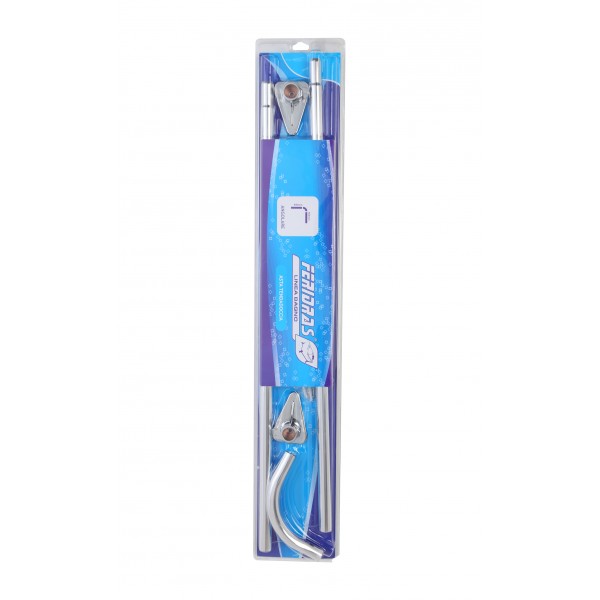 Asta tenda doccia angolare d. 22 mm 90 x 90 cm