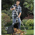 Carriola da giardino cesta con ruote 76 lt kart bama muschio