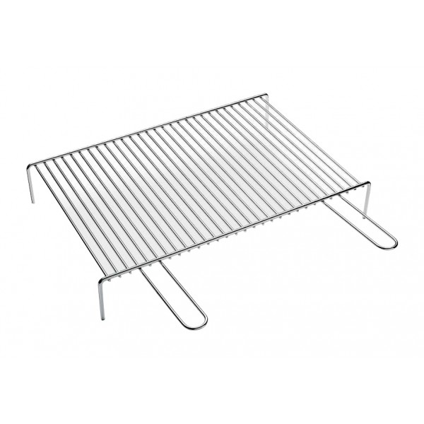 Griglia barbecue 35x50x10cm rihiudibile con piedini in metallo