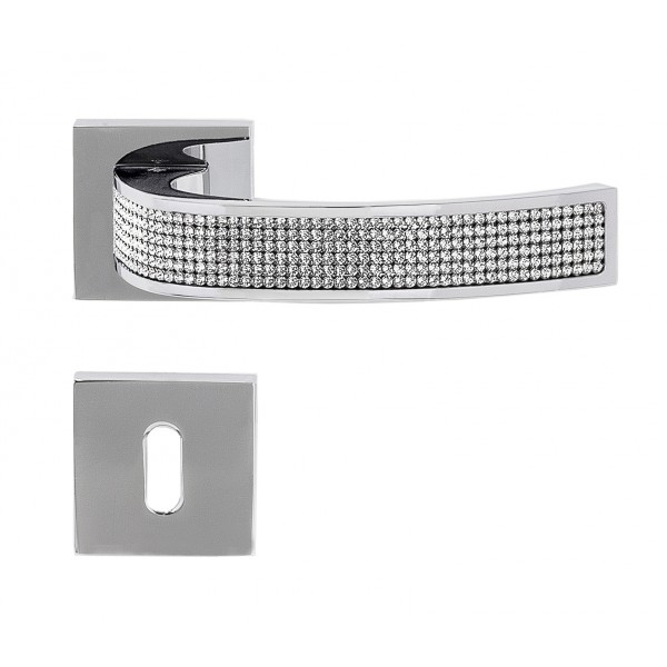 Man. giuditta r/b quadre 45x45 cromo lucido sw.