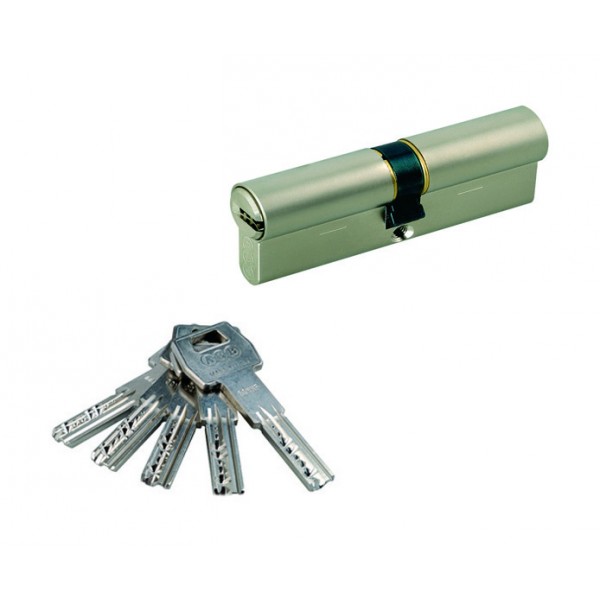 Cilindro europeo 110 (50-10-50) nichelato