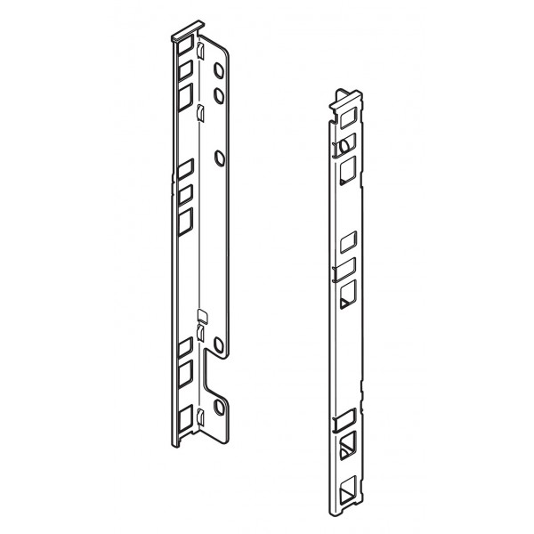 Legrabox cp supporto schienale &quot;f&quot; bianco seta