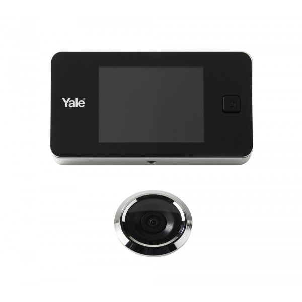 Spioncino digitale elettronico display LCD 3,2&quot; colore Argento Yale