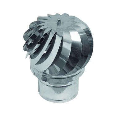 Fumaiolo inox base tonda d.10mm