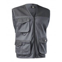 Gilet mover grigio acciaio tg l
