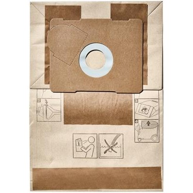 Set sacchetti filtro fis-ct17 doppia parete (5 pz