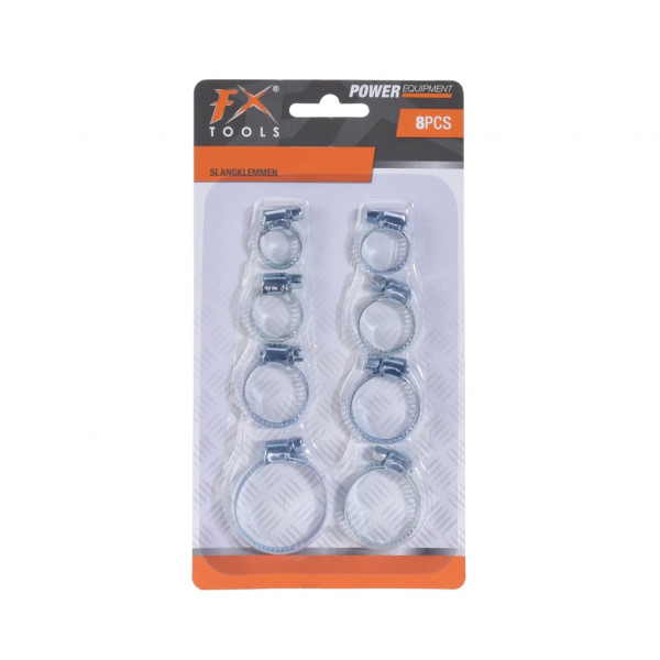 Fascette stringitubo diversi diametri 8 pezzi