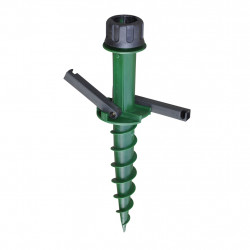 Base per ombrelloni con trivella in polipropilene verde