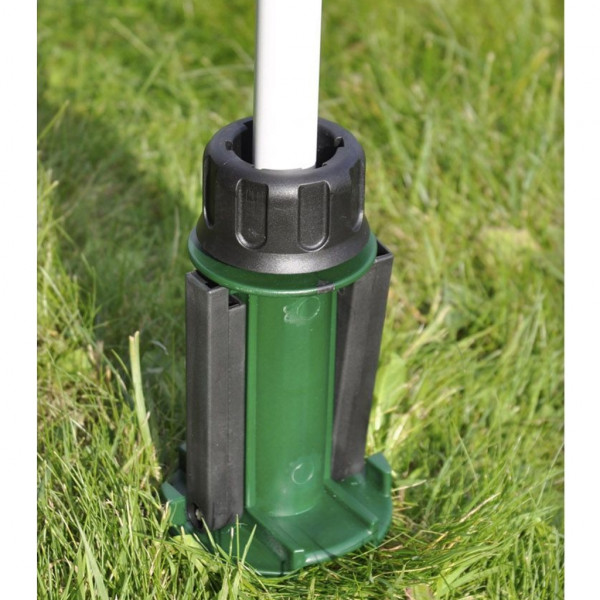 Base per ombrelloni con trivella in polipropilene verde