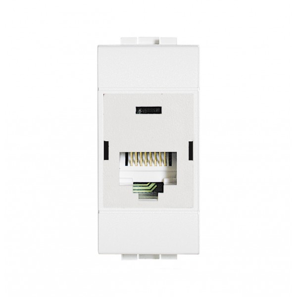 Btnet - light connettore rj45 cat5e colore bianco