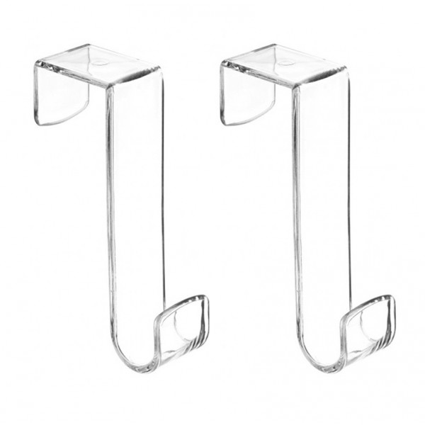 Set 2 pcs appendini plastica trasparente