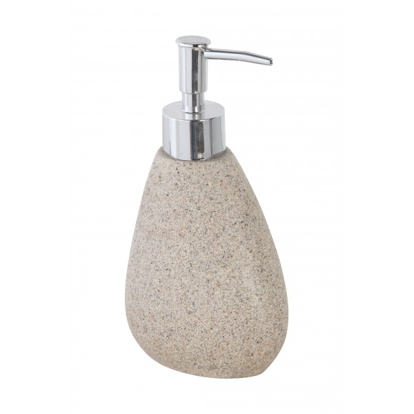 Porta sapone linea stone in poliresina sabbia