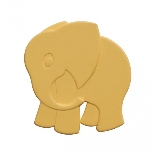 Pomolo elefante plastica 52x55 mm giallo