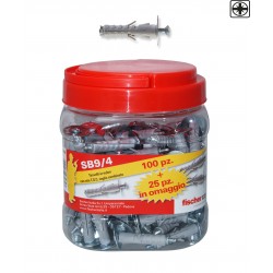 Sb 9/4 tassello d. 9 c/vite tgs combi (100+25 pz)