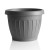 Vaso Terra Bama diametro 30 cm colore grigio