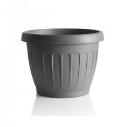 Vaso Terra Bama diametro 35 cm colore grigio 