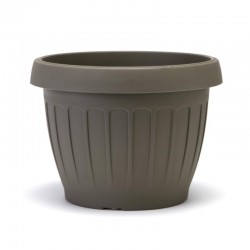Vaso Terra Bama diametro 40 cm colore grigio