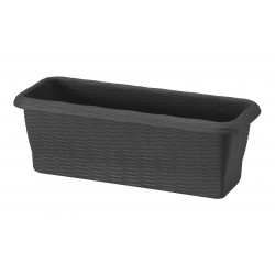 Fioriera paglia 50x20x17,5 cm colore antracite