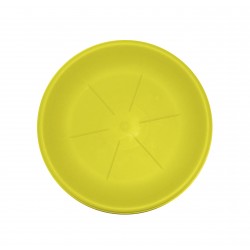 Sottovaso rotondo d26 colore senape