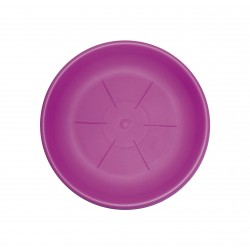 Sottovaso rotondo d35 colore fuxia