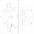 Serratura di sicurezza CR 2155-01N ad applicare triplice per porte blindate