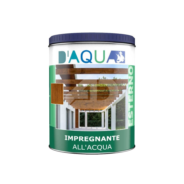 Impregnante all&#039;acqua per esterni Sirca teak 0,75 litri