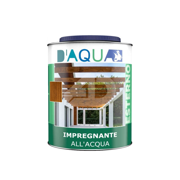 Impregnante all&#039;acqua per esterni Sirca teak 2,5 litri
