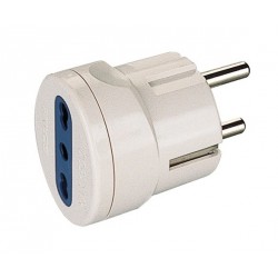 Adattatore:spina 16a 2p+t (standard franco/tedesco