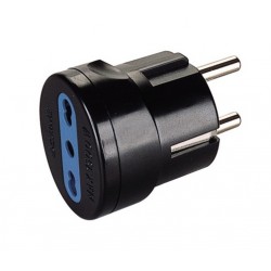 Adattatore:spina 16a 2p+t (standard franco/tedesco
