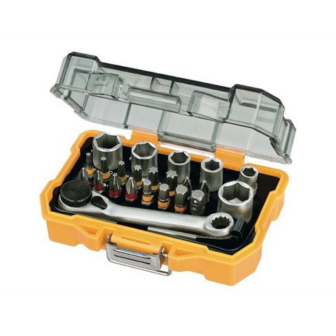Kit 6 bussole + 15 inserti + chiave + acc. (24 pz)