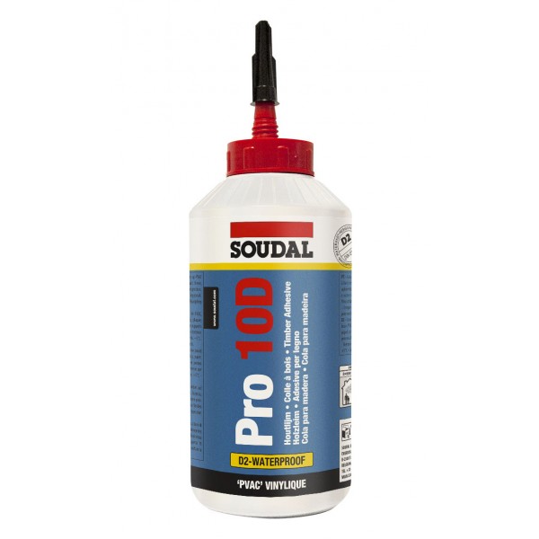 Pro 10d adesivo vinilico d2 bianco 750 g
