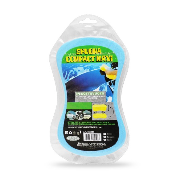 Spugna compact maxi sottovuoto 21x12x6cm