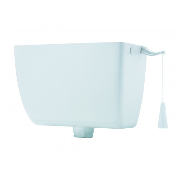 Cassetta wc cabrio alta bianca