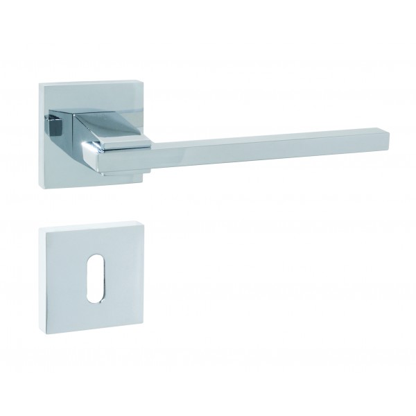 Man. cora r/b quadre 45x45 cromo lucido
