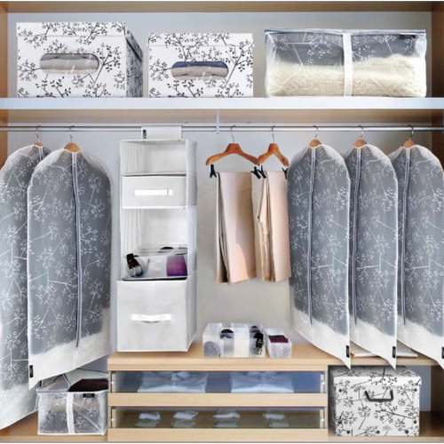 Scatola guardaroba Domopak Living Bon Ton XLarge 916050 pvc 42x50x31 cm