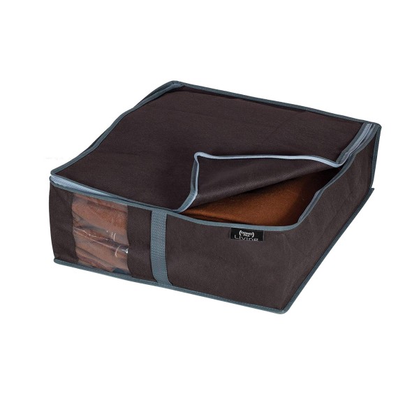 Custodia biancheria domopak living classic 910020 marrone 40x45x15cm 