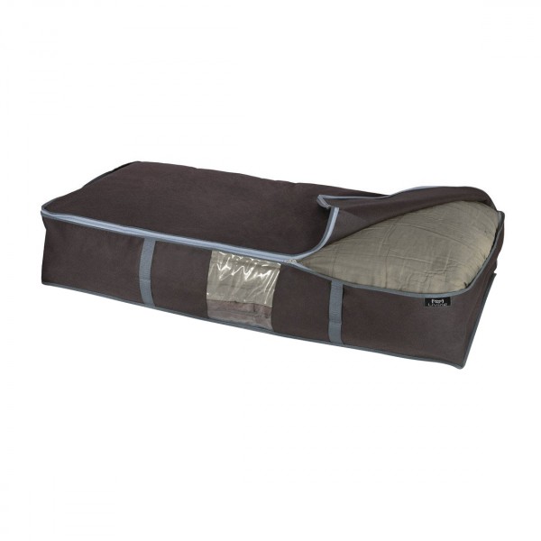 Custodia coperte domopak living classic xlarge 910040 marrone 95x45x18 cm