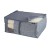 Custodia coperte domopak living urban large 909030 grigia 55x45x25 cm