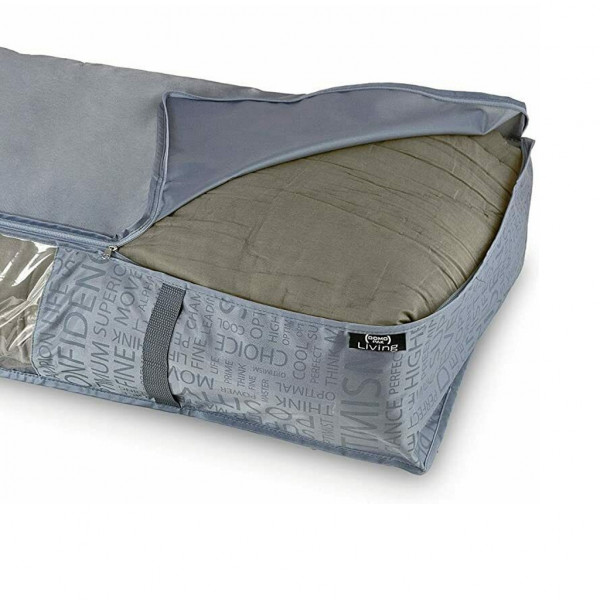 Custodia coperte domopak living urban xlarge 909040 grigia 95x45x18 cm