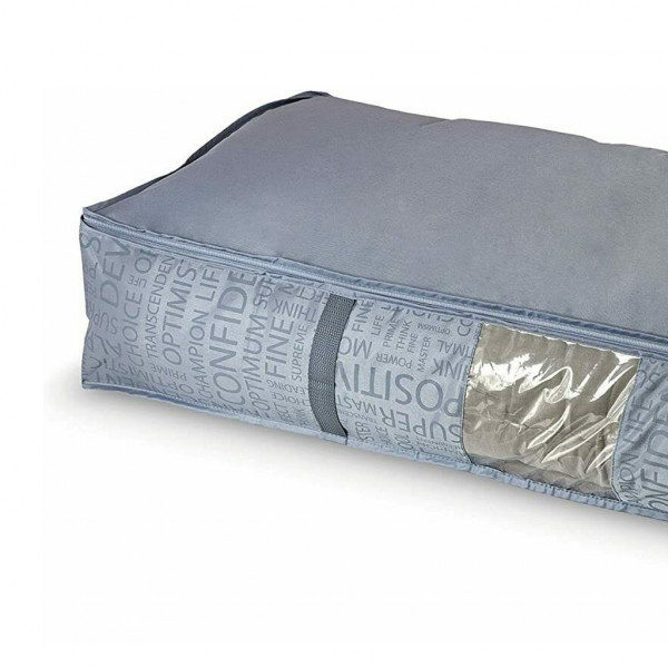 Custodia coperte domopak living urban xlarge 909040 grigia 95x45x18 cm