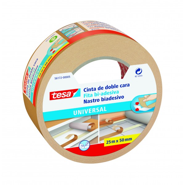 Tesa biadesivo 25m x 50mm.