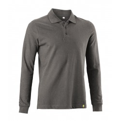 Polo atlantis ii man. lunga grigio acciaio tg. l