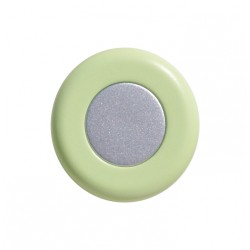 Pomolo tondo plastica d. 36 mm verde / grigio