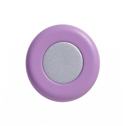 Pomolo tondo plastica d. 36 mm viola / grigio