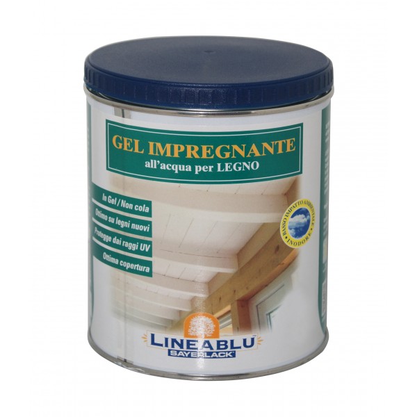 Impregnante gel bianco effetto cera lt 0,750