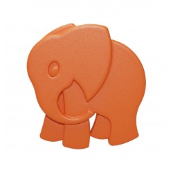 Pomolo elefante plastica 52x55 mm arancio